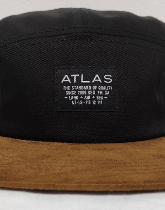 Atlas 5 Panels Hat - Black