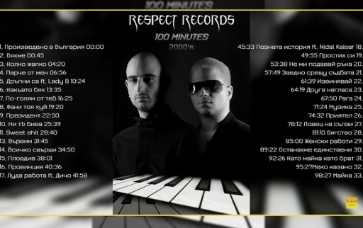 Respect Records представя 100 MINUTES 2000&#039;s